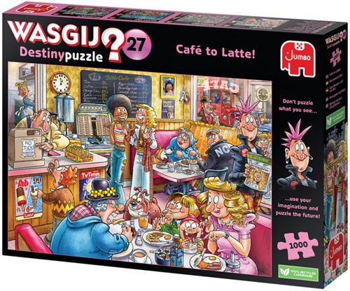 Puzzel Wasgij Destiny 27 De Koffieshop! 1000 stukjes-3