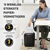 Papiervernietiger Fellowes Powershred LX50 snippers 4x37mm zwart-4
