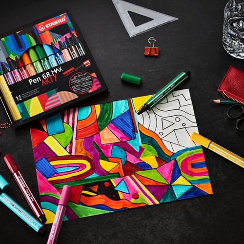 Viltstift STABILO Pen 68/75 Max sienna-4