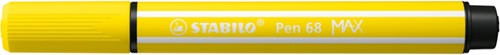 Viltstift STABILO Pen 68/24 Max citroengeel-2