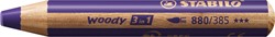 Kleurpotloden STABILO 880 woody 3 in 1 multitalent violet
