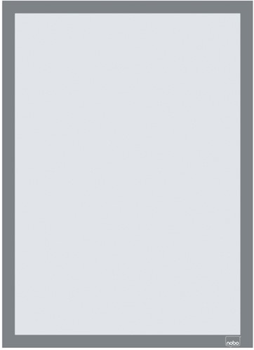 Infokader Nobo zelfklevend A3 zilver 2 stuks