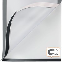 Infokader Nobo zelfklevend A3 zilver 2 stuks-5