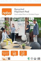 Flipoverpapier Nobo gerecycled 58x81cm dubbelzijdig plano 50vel