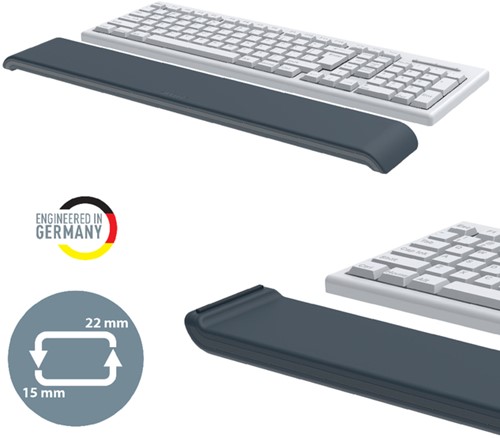 Polssteun Leitz Ergo verstelbaar grijs-3