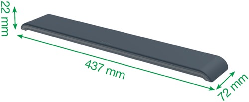 Polssteun Leitz Ergo verstelbaar grijs-1