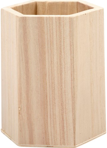 Pennenbak Creativ Company zeshoek 10.5x8cm triplex