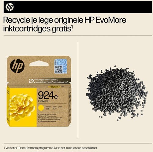 Inktcartridge HP 4K0U9NE 924E Evomore geel-2