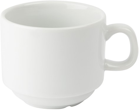Theekop Olympia Whiteware 200 ml doos 12 stuks wit