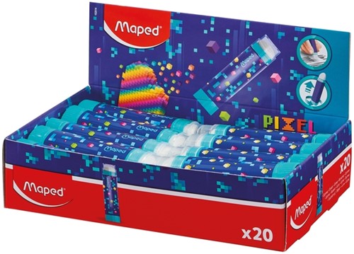 Gum Maped Pixel Party in tube display à 20 stuks