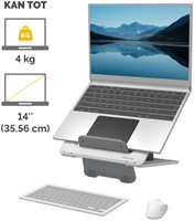 Laptopstandaard Fellowes Breyta wit-2