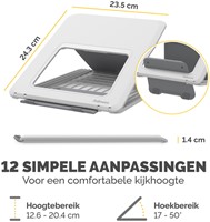 Laptopstandaard Fellowes Breyta wit-3