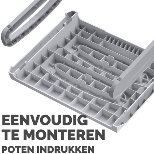 Voetensteun Fellowes Breyta wit-3