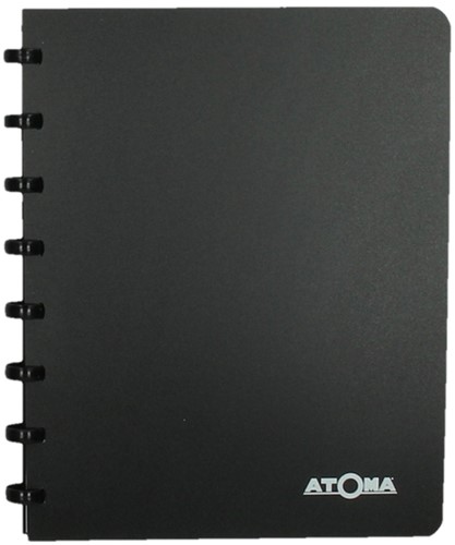 Adresboek Atoma A5 lijn 54vel 90gr PP assorti