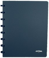 Adresboek Atoma A5 lijn 54vel 90gr PP assorti-2