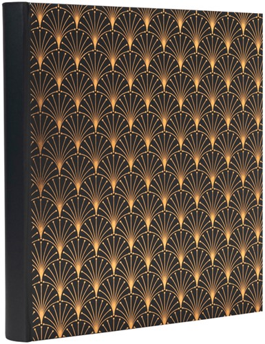 Fotoalbum Exacompta 29x32cm 60 zwarte pagina's Néo Déco zwart