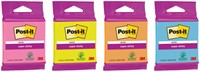 Memoblok 3M Post-it 6920 SS 76x76mm ass. kleur 45 vel