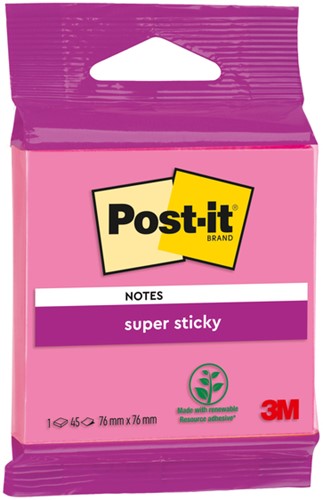 Memoblok 3M Post-it 6920 SS 76x76mm ass. kleur 45 vel-2