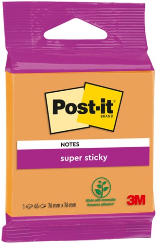 Memoblok 3M Post-it 6920 SS 76x76mm ass. kleur 45 vel-1