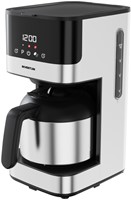 Koffiezetapparaat Inventum 1.2 liter zwart met rvs