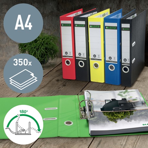 Ordner Leitz Recycle 180° 50mm karton A4 groen-2