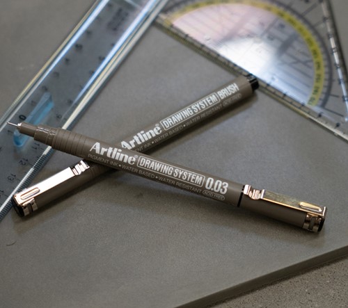 Fineliner Artline technisch 0.03mm zwart-2