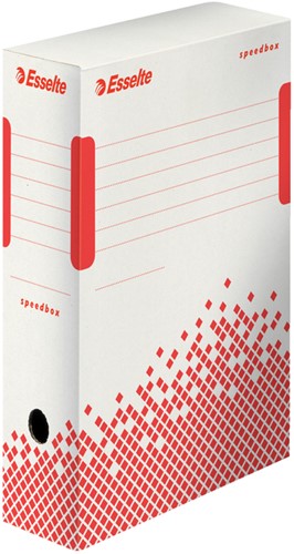 Archiefdoos Esselte Speedbox 100x250x350mm wit