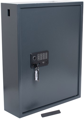 Sleutelkast Pavo high security magnetisch met fingerprintslot 100 haken 600x480x150mm-3