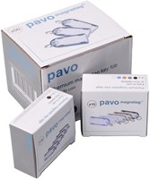 Sleutellabel Pavo magnetisch 10 stuks zwart-1