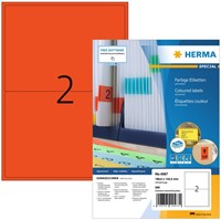 Etiket HERMA 4567 199.5x143.5mm rood 200 stuks