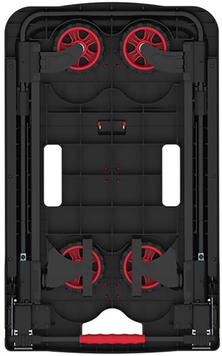 Transportkar Pavo platform trolley inklapbaar 137kg zwart-3