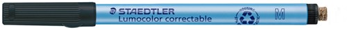 Viltstift Staedtler Lumocolor 305 non permanent correctable M zwart