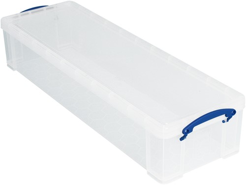 Opbergbox Really Useful 22 liter 800x255x155mm transparant wit