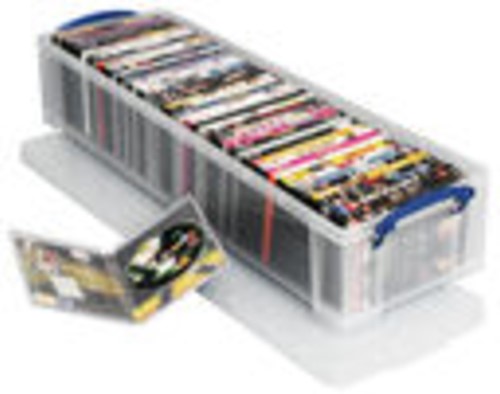 Opbergbox Really Useful 22 liter 800x255x155mm transparant wit-2