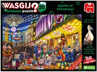 Puzzel Wasgij Christmas 20 - De Geesten van de Kerstmis! 2x1000st (1 puzzle for free)-3
