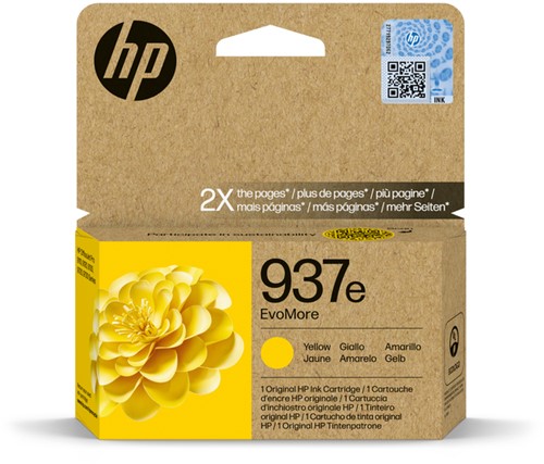 Inktcartridge HP 4S6W8NE 937E Evomore geel