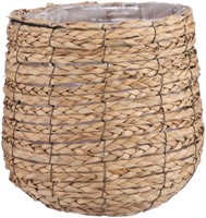 Plantenmand Mica Avalon zeegras rond 31x30cm lichtbruin