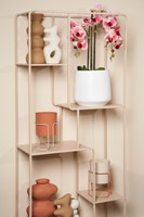 Kunstplant Mica Phalaenopsis orchideeën roze in plastic pot 79x51cm-2