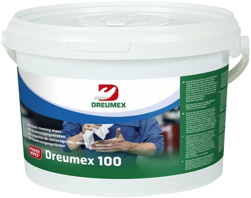 Handreinigingsdoek Dreumex 100 emmer 100 stuks wit-2