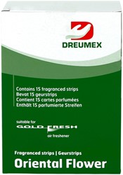 Luchtverfrisser Dreumex Gold Fresh Oriental Flower 15 strips
