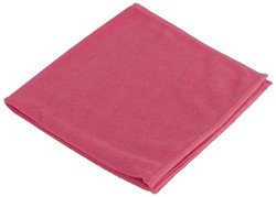Microvezeldoek Cleaninq prof 40x40cm rood 10 stuks