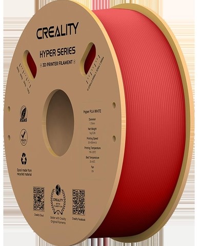 3D Filament Creality Hyper PLA 1.75mm rood 1kg