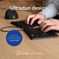 Toetsenbord R-Go Split Break QWERTY WL zwart-3
