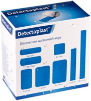 Waterafstotende blauwe pleister Detectaplast 6cmx5m-1