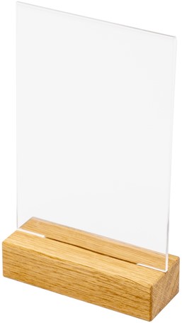 Menukaarthouder IEZZY tafeldisplay A6 hout