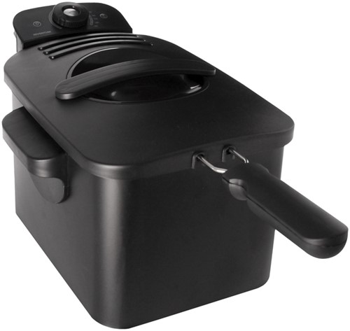 Friteuse Inventum 3 liter zwart