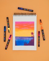 Paintmarker Uni POSCA PC5M medium pastel assorti set à 8 stuks-3