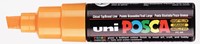 Paintmarker Uni POSCA PC8K breed schuin oranje