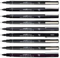 Fineliner Uni-ball Pin Musthave Handlettering set à 5 stuks assorti-2