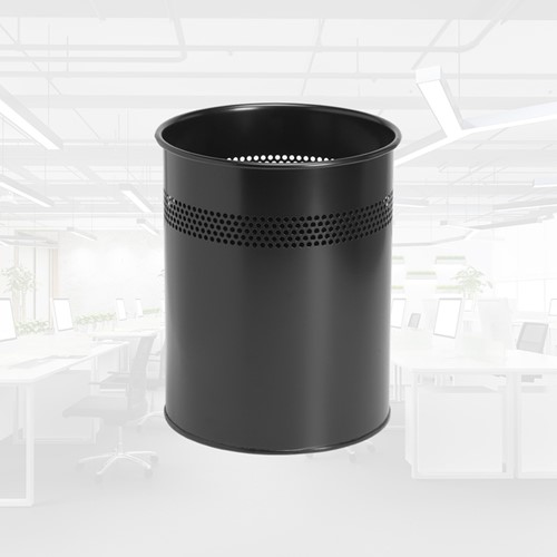 Papierbak BRASQ 15 liter zwart-2